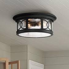 Outdoor Flush Mount Lighting Fixtures For Patio Or Porch Lamps Plus