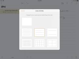 Display graphpaper on the screen by overlay. How To Change Background Paper Style In Notes App On Ipad In Ios 11