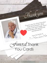 Funeral homes often provide thank you cards, or you may buy them at a local card or stationary shop. Funeral Thank You Cards Funeral Potatoes