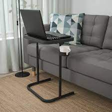 Bjorkasen Laptop Stand Anthracite Ikea In 2021 Laptop Stand Ikea Laptop Table Ikea
