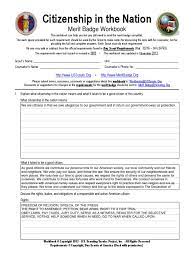 Boy scout merit badge worksheet. Citizenship In The Nation United States Constitution United States Congress