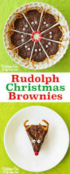 Rudolph The Red Nose Reindeer Brownies Christmas Food Christmas Treats Christmas Snacks