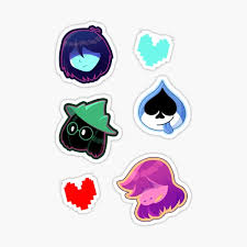 "Deltarune Character Pack" Sticker for Sale by Blue Makara