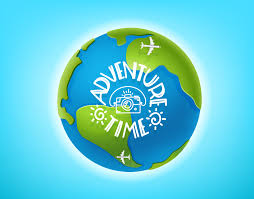 The complete story (pt.1) are organized into the ten another, more prominent example is the temporary portal that can be opened between earth and. Adventure Time Vector Concept The Earth And Lettering 2190402 Vector Art At Vecteezy