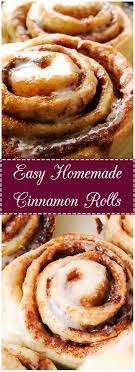 Cinnamon And Brown Sugar Come Together In This Soft Warm Gooey Breakfast Favorite Homemade Cinnamon Rolls Easy Cinnamon Rolls Homemade Cinnamon Rolls Easy
