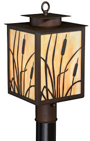 Rustic Cabin Outdoor Lighting Rustic Post Lights Lodge Ourdoor Lights