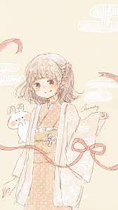 ロック画面や待ち受け スマホ壁紙に使える 2019年1月のカレンダーイラスト momochyのおうち イラストレーターももちーのwebサイト アニメの壁紙 カレンダー イラスト イラスト