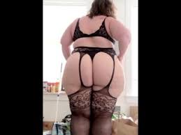 Brunette teases in panties and fishnet stockings. Free Bbw Lingerie Porn Videos 5 263 Tubesafari Com