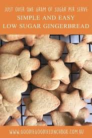 Simple And Easy Low Sugar Gingerbread Cookies Recipe Low Sugar Cookies Healthy Christmas Cookies Low Sugar