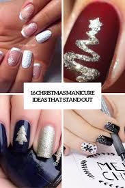 Now celebrate christmas festive season with a lot of joy by trying these 20 amazing and easy diy christmas nail art designs in these christmas holidays. 16 Christmas Manicure Ideas That Stand Out Styleoholic