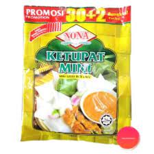Seperti biasa lah, kita hanya guna nasi impit nona jer, tak ada lontong di sini. Ketupat Mini Nona Nasi Impit Mini 30 Pack Shopee Malaysia