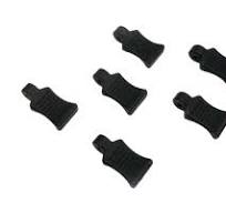 Absima Rubber Splint Grip Black, Set of 6