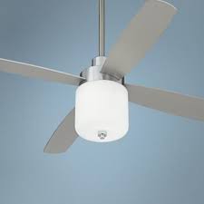 52 Casa Vieja Embark Chrome Led Ceiling Fan 4t414 Lamps Plus Ceiling Fan Led Ceiling Fan Silver Ceiling Fan