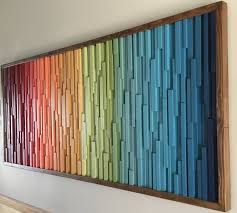 Modern Wood Art Wood Wall Art Colorful Wall Art Reclaimed Etsy Wood Wall Art Diy Reclaimed Wood Art Stick Wall Art