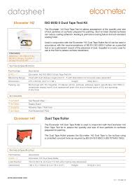 Elocmeter 142 145 Dust Tape Test Kit Allows Assessment Of