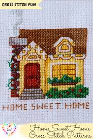 Enjoy the little things cross stitch pattern. 8 Heartwarming Home Sweet Home Cross Stitch Patterns House Of Mahalo