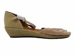 Gentle Souls Kenneth Cole Sandals Women's 9.5 Peony Lucille Low Wedge  Espadrille