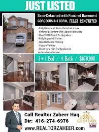 Absolutely Gorgeous Semi Detached House For Sale In Brampton Open House From 12pm 5pm Saturday Sunday Come W Semi Detached Detached House Hardwood Floors