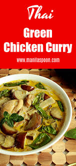 When You Crave A Delicious Curry This One Is Sure To Please Sweet Salty Spicy And Creamy Thai Green In 2020 Curry Chicken Thai Green Chicken Curry Curry Recipes