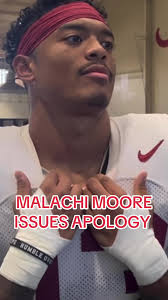 MALACHI MOORE GIVES STATEMENT ON LAST WEEKENDS ACTIONS FOLLOWING THE LOSS  TO VANDERBILT #alabamafootball #vanderbilt #vanderbiltfootball #cfb  #collegefootball #fyp