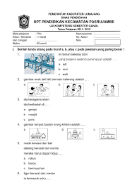 Diriku anda mencari ini juga?? Soal Kelas 1