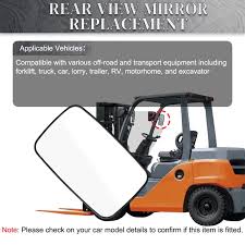 1pc Forklift Reversing Mirror Rear View Reflector Convex ...