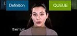 Listen to the audio pronunciation in the cambridge english dictionary. How To Pronounce The English Word Queue English Language Culture Wonderhowto