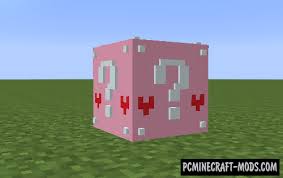 Step 1) download & install forge · step 2) download lucky block · step 3) install lucky block · step 4) open the minecraft launcher & select the 'forge' profile. Lucky Block Pink Mod For Minecraft 1 8 9 1 7 10 Pc Java Mods