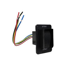 In the main frame rails, in the (a) positions in the above diagram. Lippert 387874 Power Stabilizer Switch With Harness