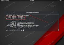 Rhel 8 Centos 8 Change Hostname Linuxconfig Org