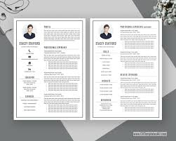 A cv is slightly different from a standard resume. Professional Cv Template For Microsoft Word Cover Letter Modern Curriculum Vitae Creative Resume Design Teacher Resume 1 Page 2 Page 3 Page Instant Download Cvtemplatesau Com