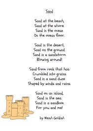 Lots Of Ocean Freebies Poetry For Kids Kids Poems Childrens Poems