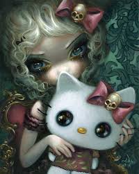Whimsy Deviant Hello Kitty 45th Anniversary Group Show My Hello Kitty Hello Kitty Art Hello Kitty Tattoos Hello Kitty Pictures