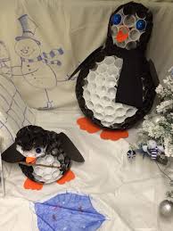 Pingouins En Gobelets Plastique Loisirs Creatifs De Noel Gobelet Plastique Deco Noel