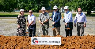 The City of Gadsden helped break ground Wednesday