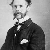 Adalbert Monsbach, norsk diplomat". Blyertsteckning av Fritz von Dardel.