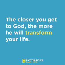 How To Get Closer To God - Pastor Rick's Daily Hope