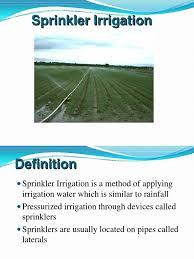 Sprinkler Irrigation Pdf Irrigation Fire Sprinkler System