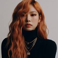 52 Jennie orange hair ideas