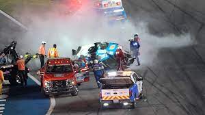 Hamlin bypassed the wreck to win his third daytona 500 over all, but the severity of newman's crash. Denny Hamlin Wins Daytona 500 Newman In Crash