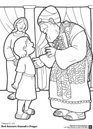 Hannah and samuel coloring pages. 57 Hannah Prays For Samuel S Birth