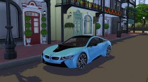Modern Crafter CC — The Sims 4 - 2014 BMW i8 ~ Polycount: 30801...