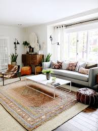 Canvas A Blog By Joybird Layered Rugs Living Room Traditional Design Living Room Eclectic Living Room