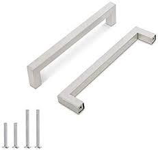 10 Pack Probrico 1 2 In Stainless Steel Square Corner Bar Kitchen Cabinet Door Handles Brusehd S In 2020 Cabinet Door Handles Kitchen Cabinet Door Handles Door Handles