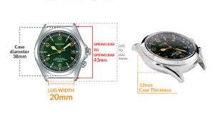 Seiko Prospex Diver Watch Cases Lug Size Dimensions