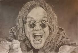 Another drawing my 12 yr old daughter did of Ozzy 🖤