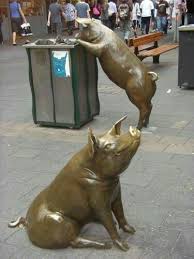 Varkens Pig Sculpture Animal Sculptures Pig Art