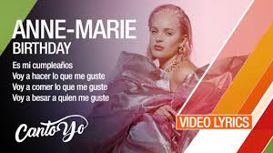 Baixar música de anne marie birthday. Anne Marie Birthday Lyrics Espanol Video Oficial Youtube