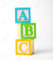 In 19th century america, these toys found their way into most schools, marketed as tools to help . Colorful Wooden Children S Alphabet Blocks Stacked Upright Stock Photo Picture And Royalty Free Image Image 2028518