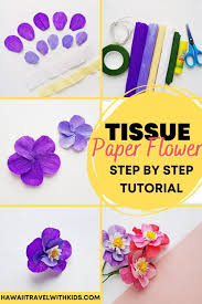 Diy paper flowers are a perfect kid & teen craft and not to mention fun for adults too! How To Make Crepe Paper Flowers Tissue Paper Flowers Diy Crepe Paper Flowers Diy Paper Flower Tutorial